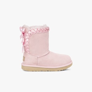 Ugg Classic Short II Braided Klassiska Stövlar Barn Rosa (567038DIF)